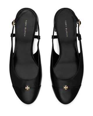 Women's Cap-Toe Slingback Pumps