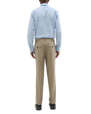 Relaxed Straight Fit Suit Pants