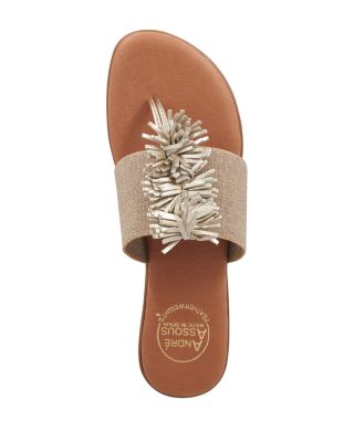 Women's Novalee Slip On Embellished Thong Slide Sandals