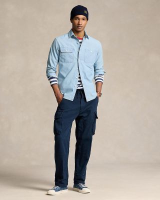 ★★POLO RALPH LAUREN★★ Classic fit chambray work shirt bl Classic Fit Chambray Shirt | Ralph Lauren