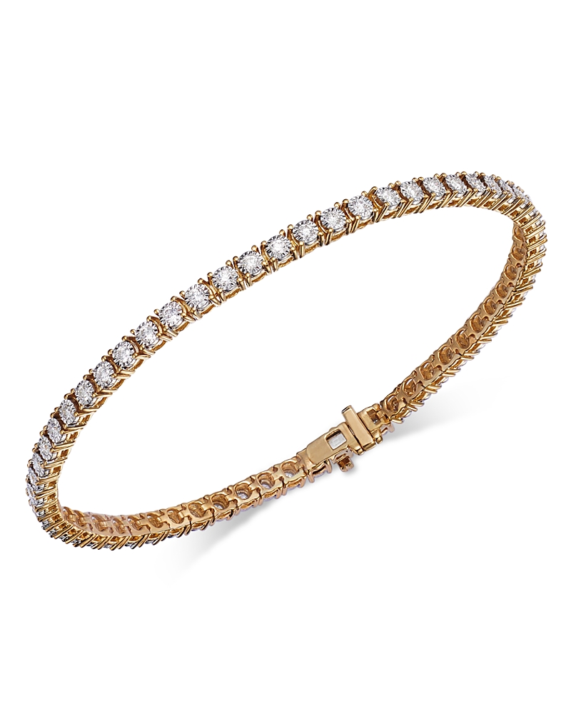 Bloomingdale's Fine Collection Diamond Tennis Bracelet in 14K Yellow Gold, 1.0 tcw