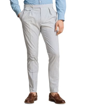 Polo Ralph Lauren Pleated Seersucker Suit Pants | Bloomingdale's