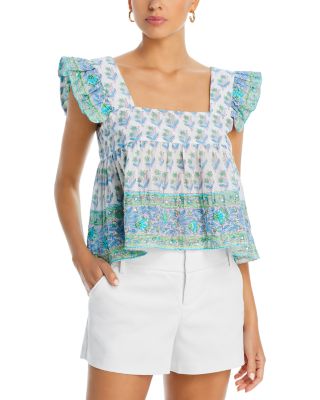 Bell - Rey Embroidered Top