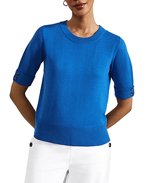 Shop Hobbs London Leanne Sweater In Atlantic Blue