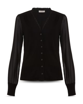 Talisa Frill Neck Cardigan