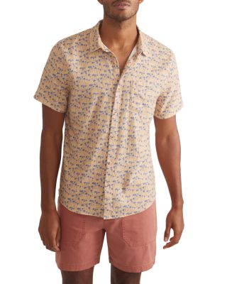 Marine Layer - Classic Printed Stretch Selvage Shirt