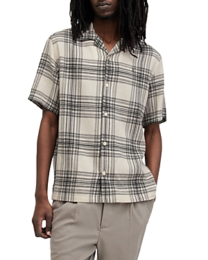 Allsaints Padres Relaxed Fit Camp Shirt