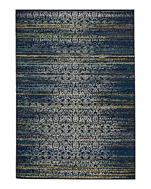 Shop Feizy Brixton 6163598f Area Rug, 6'7 X 9'6 In Blue/ivory