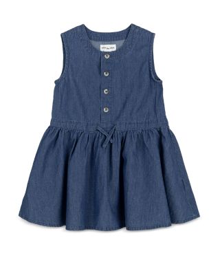 Girls' Sleeveless Chambray Dress - Little Kid