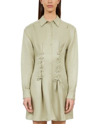 The Kooples - Lace Detail Shirt Dress
