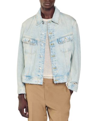 Sandro - Frayed Denim Jacket