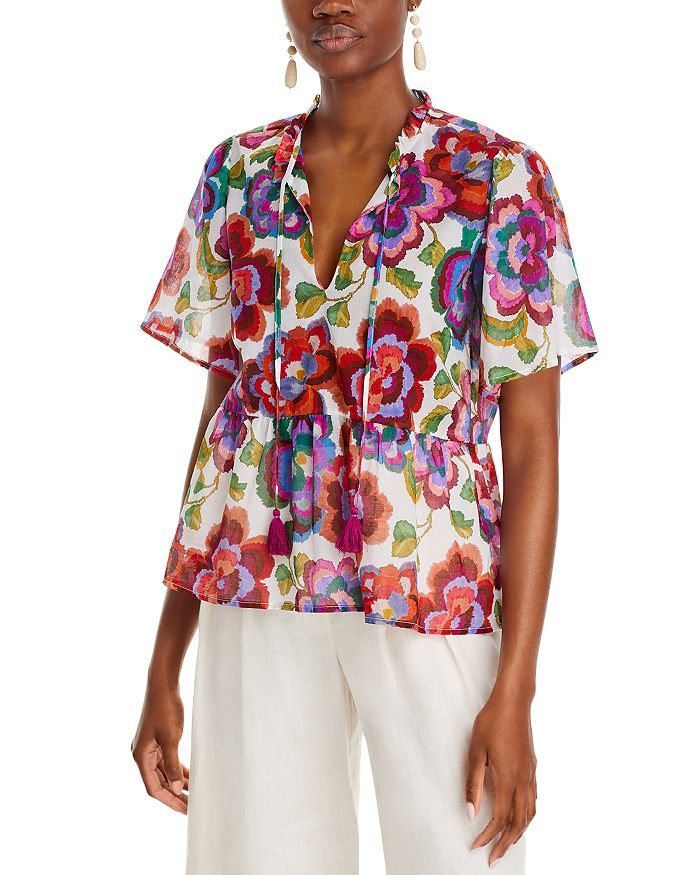 Johnny Was Calanthe Cotton Top Bloomingdale's