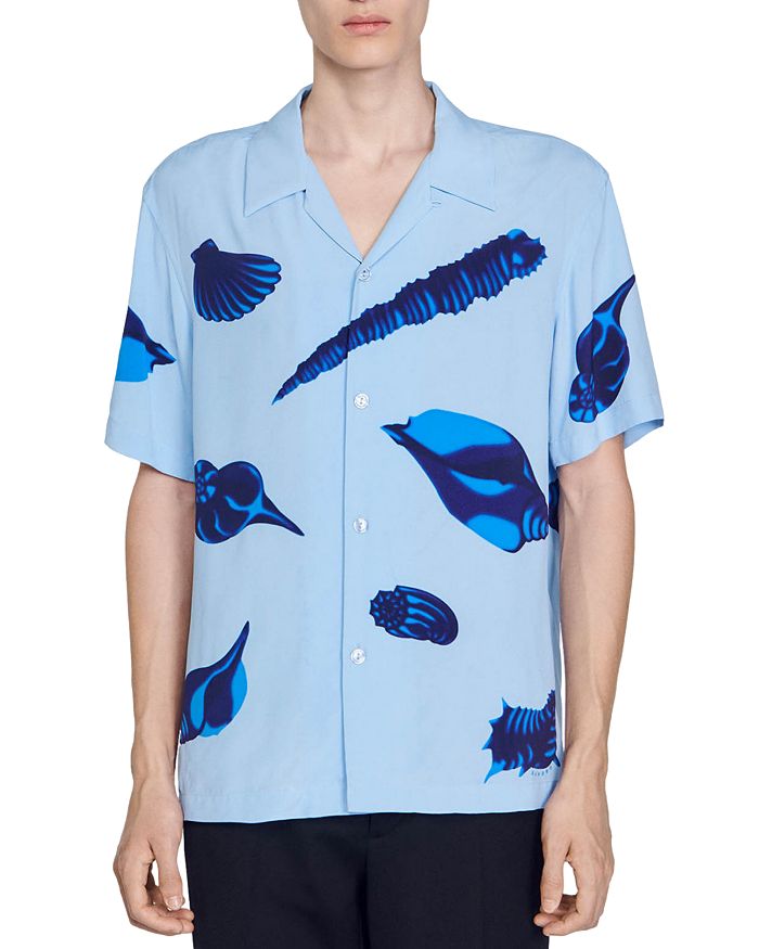 Sandro Shirt - Deep Navy (Camp Collar) main image 0