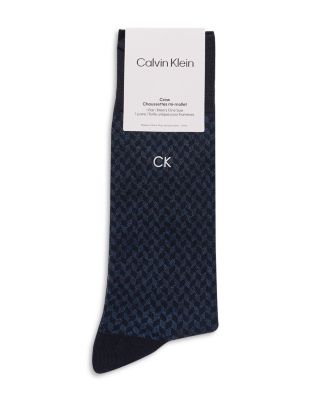Calvin Klein Men's Flat Knit Dress Crew Socks | Bloomingdale's Men