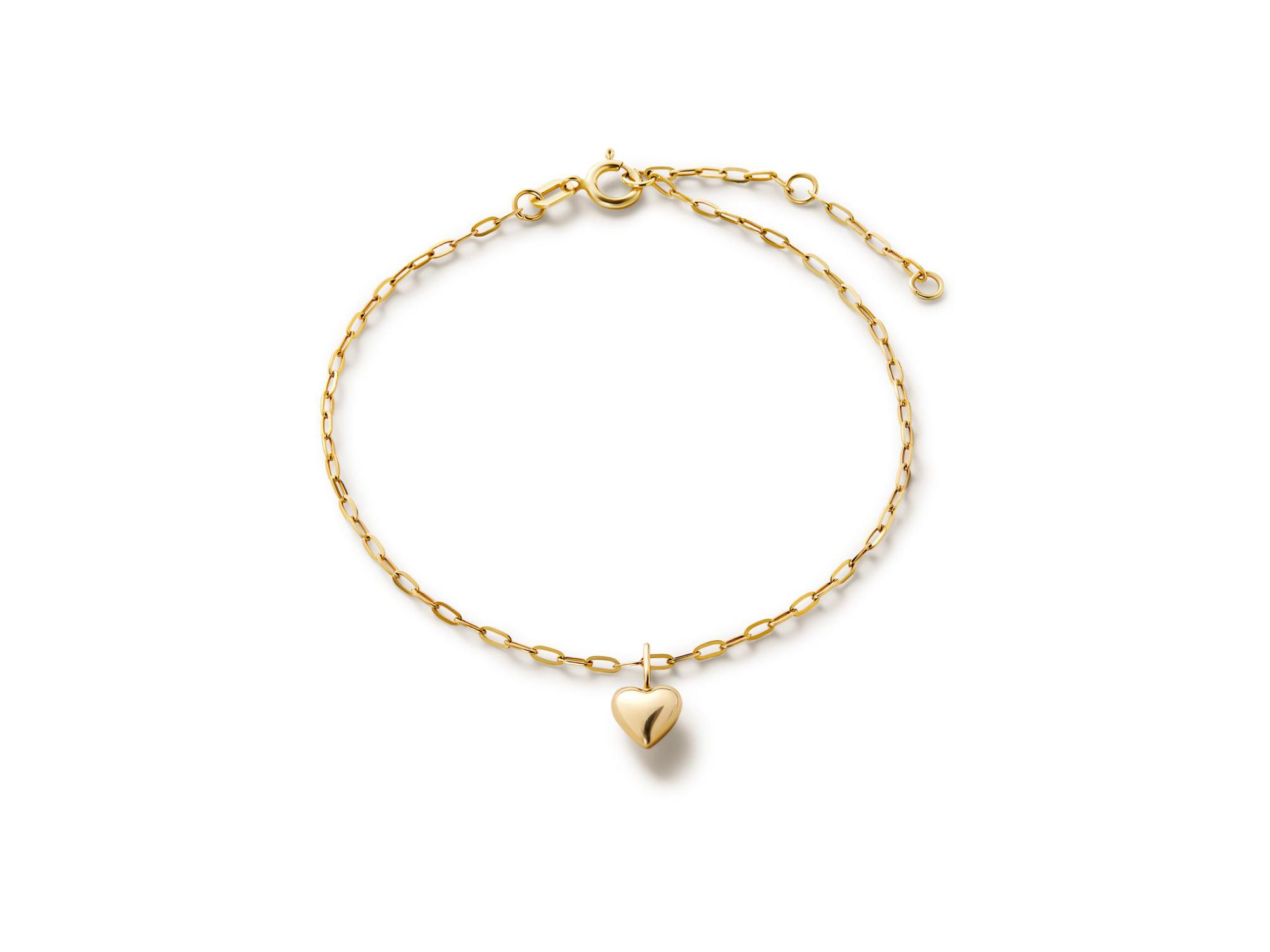 10K Heart Bracelet - Image 1