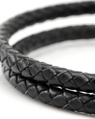 Darth Vader Helmet Double Wrap Leather Bracelet 