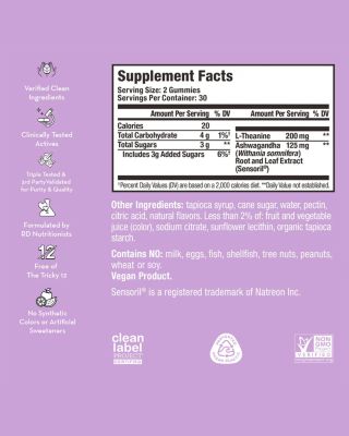 Ashwagandha Calm Gummies - Supplement to Help Manage the Effects of Stress