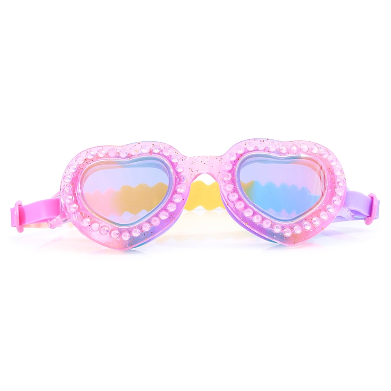 Bling2o Girls Love Ya Pink Heart Swim Goggle - Little Kid In Pink