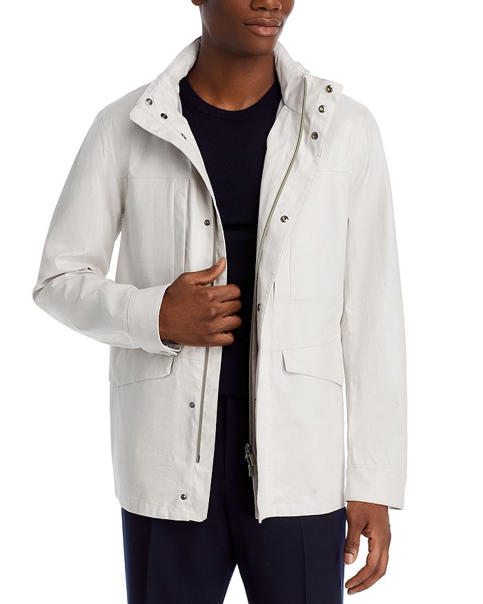 Herno Linen Full Zip Jacket Bloomingdale s