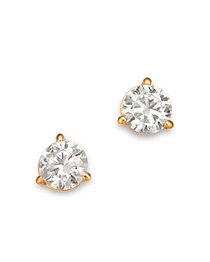 Diamond Stud Earrings in 14K Yellow Gold, 0.60 ct. t.w.