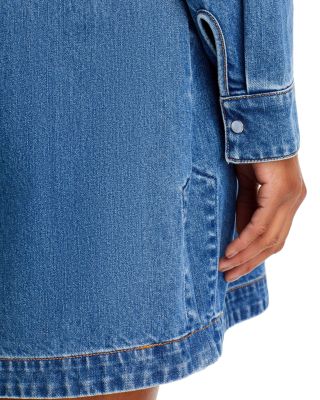 関税,送料無料Veronica Beard Wastaデニムシャツミニワンピース Veronica Beard Wasta Mini Dress | Bloomingdale's