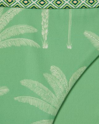 Thia Palm Print Side Tie Bikini Bottom