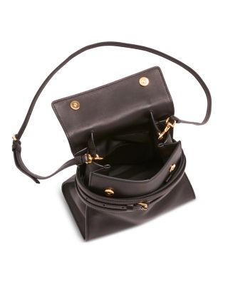 Tie Me Small Leather Shoulder Bag