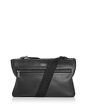Shop Ferragamo Star Leather Shoulder Bag In Nero