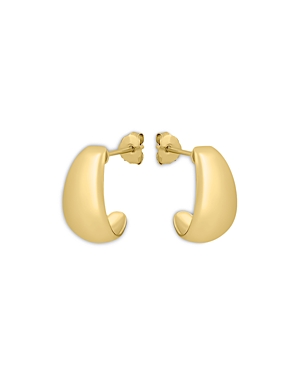 Shop Aqua Graduated C Hoop Earrings In 18k Gold Plated Sterling Silver - 100% Exclusive