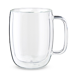 Shop Zwilling J.a. Henckels Zwiling J.a. Henckels Sorrento Plus Latte Glass Mug, Set Of 2 In Clear
