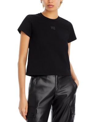 alexanderwang.t Essential Cotton Logo Tee | Bloomingdale's