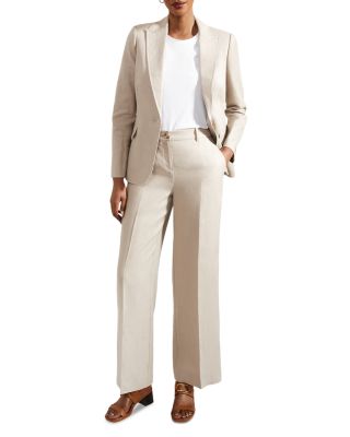Roberta Linen Wide Leg Pants