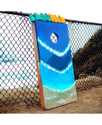 2ft x 4ft The Beach Epoxy Resin Cornhole Boards