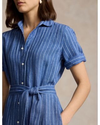Ralph Lauren Linen Midi Shirt Dress | Bloomingdale's