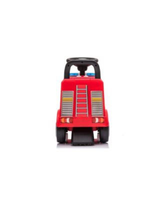  Unisex Mercedes Antos Kids Fire Truck 1-Seater Push Car - Ages 2-4