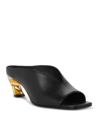 McQueen - Women's Leather High Heel Sandals