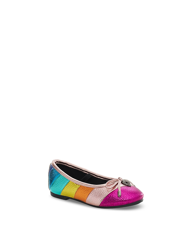 KURT GEIGER GIRLS' MINI EAGLE BALLERINA FLATS - TODDLER