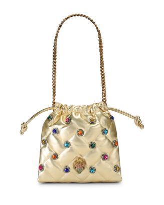 KURT GEIGER LONDON Kensington Small Drawstring Bucket Bag ...