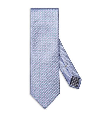 Eton Geometric Print Silk Tie
