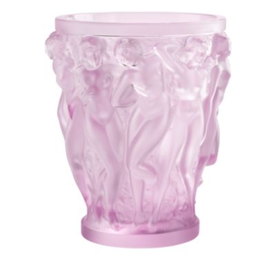 Lalique - Bacchantes Pink Luster Vase