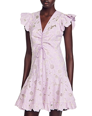 Danie Floral Lace Mini Dress