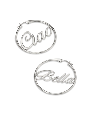 Ajoa by Nadri Ciao Bella Hoop Earrings