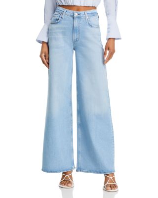Citizens of Humanity Loli Mid Rise Baggy Jeans in Neroli