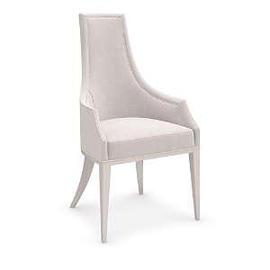 Shop Caracole Tall Order Arm Chair In Stardust