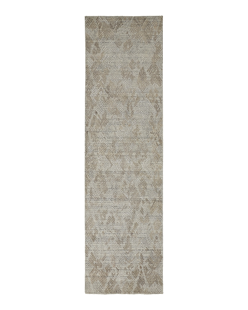 Photos - Chandelier / Lamp Feizy Elias ELS6718F Runner Area Rug, 2'9 x 10' ELS6718FGRYBRNI29