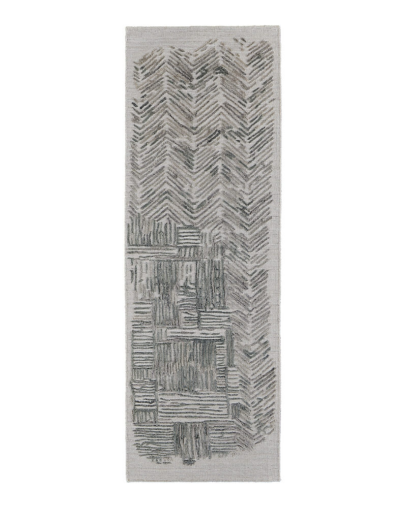 Photos - Chandelier / Lamp Feizy Elias ELS6891F Runner Area Rug, 2'9 x 10' ELS6891FGRN000I29
