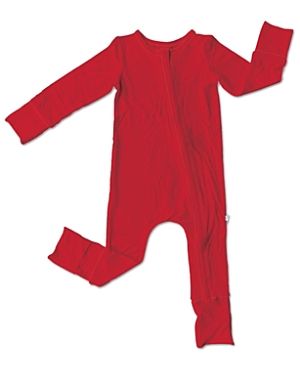 Shop Laree + Co Unisex Lincoln Solid Red Bamboo Convertible Footie - Baby, Toddler
