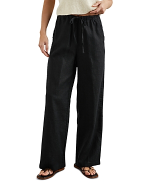 Shop Rails Emmie Linen Pants In Black