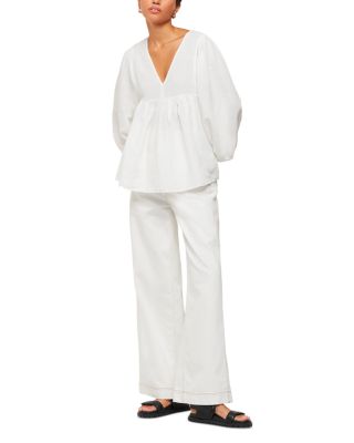 Gloria Linen Blend Blouse