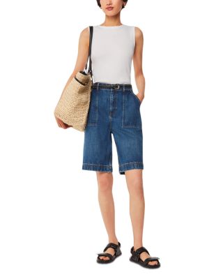 Raya Longline Denim Shorts